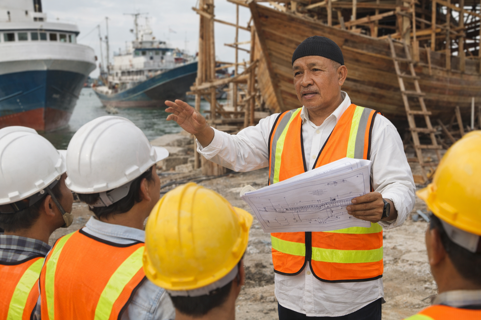 Arsitek Perahu Tradisional Belajar Langsung dari Laut